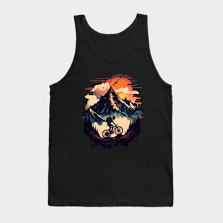 The mountains are calling Biking Tank Top